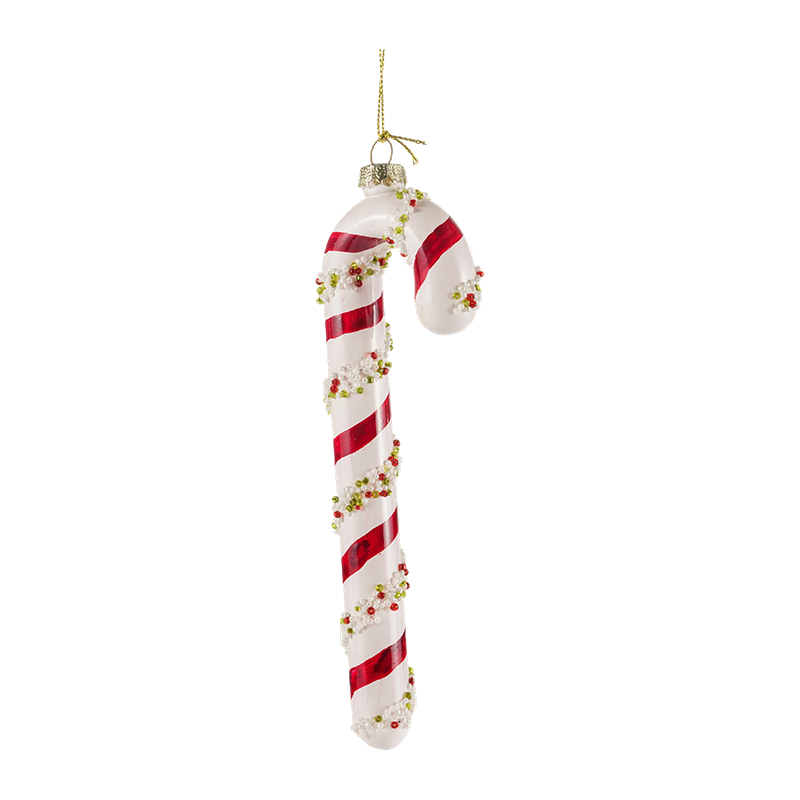 Vianočný sklenený ornament brokolica / cukrová trstina / glóbus v tvare jeleňa