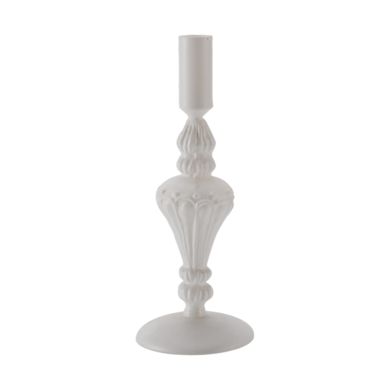 Kolekcia farebných sklenených svietnikov 18 cm