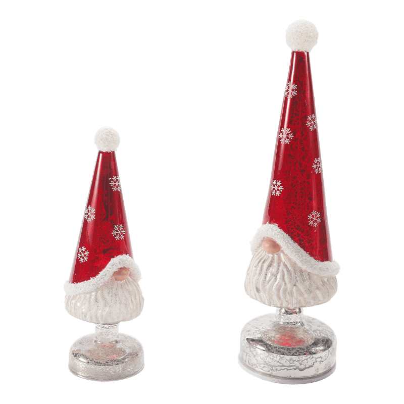 Vintage Mercury Glass Christmas Decor Light